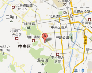 中華人民共和國駐札幌總領館地圖