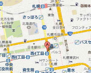 北海道銀行外匯兌換廣場地圖